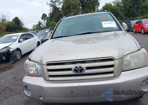 2006 Toyota Highlander V6 из США, поврежденный, VIN JTEEP21A260160311